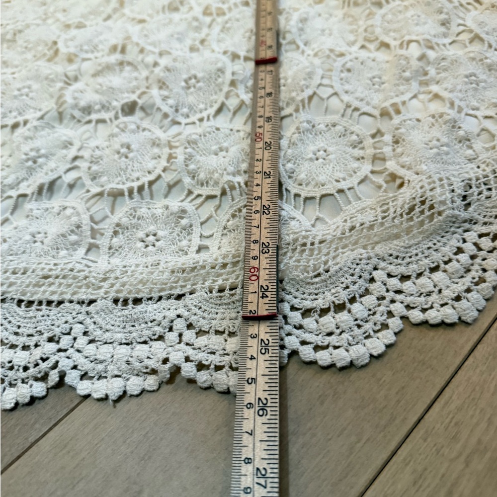 Willi Smith Cream Lace Mini Skirt - Picture 6 of 6